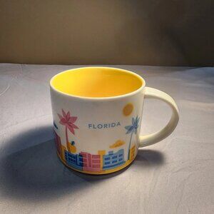 Starbucks Florida You Are Here Collection 14 oz Ceramic Coffee Mug
